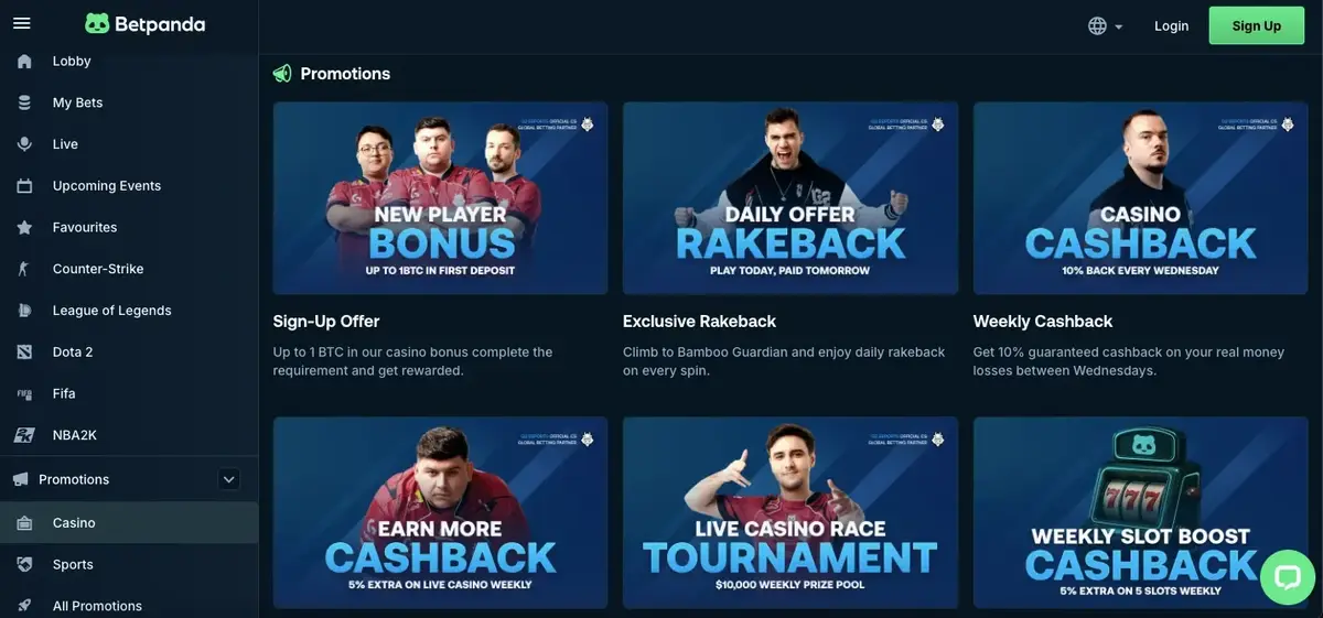 Betpanda Képernyőkép 2